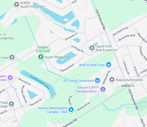 south village map new