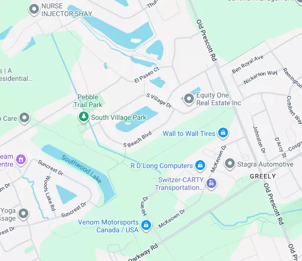 south village map new